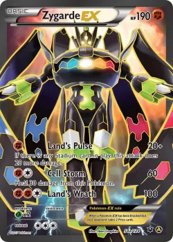 Zygarde-EX 「YELLOW_A_ALTERNATE 54a/124」「EN」