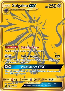 Solgaleo-GX 「YELLOW_A_ALTERNATE SM104a」「EN」