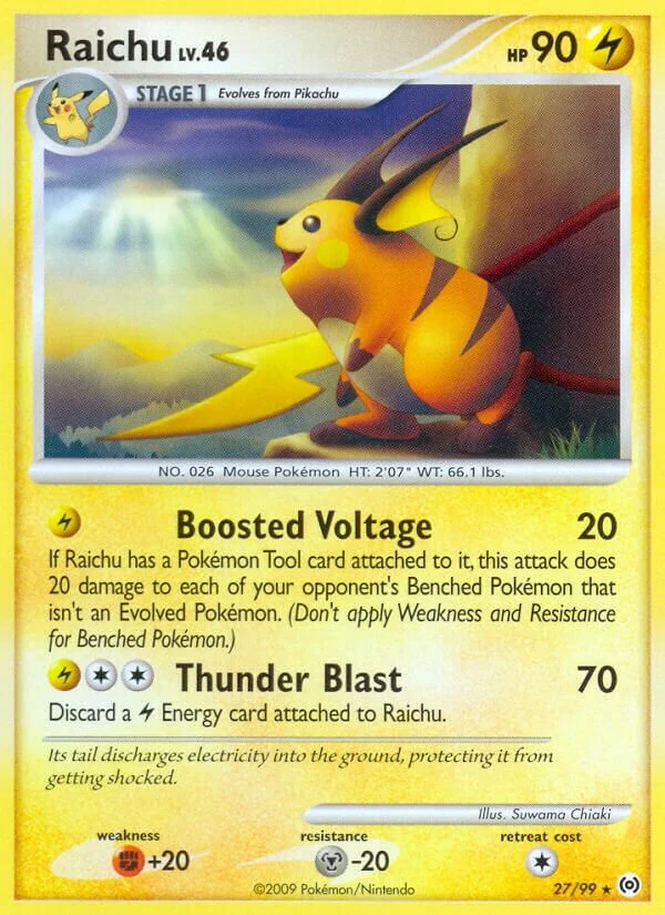 Raichu 「AR 27/99」「EN」