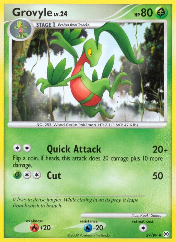Grovyle 「AR 39/99」「EN」