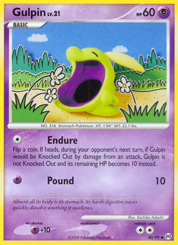 Gulpin 「AR 40/99」「EN」