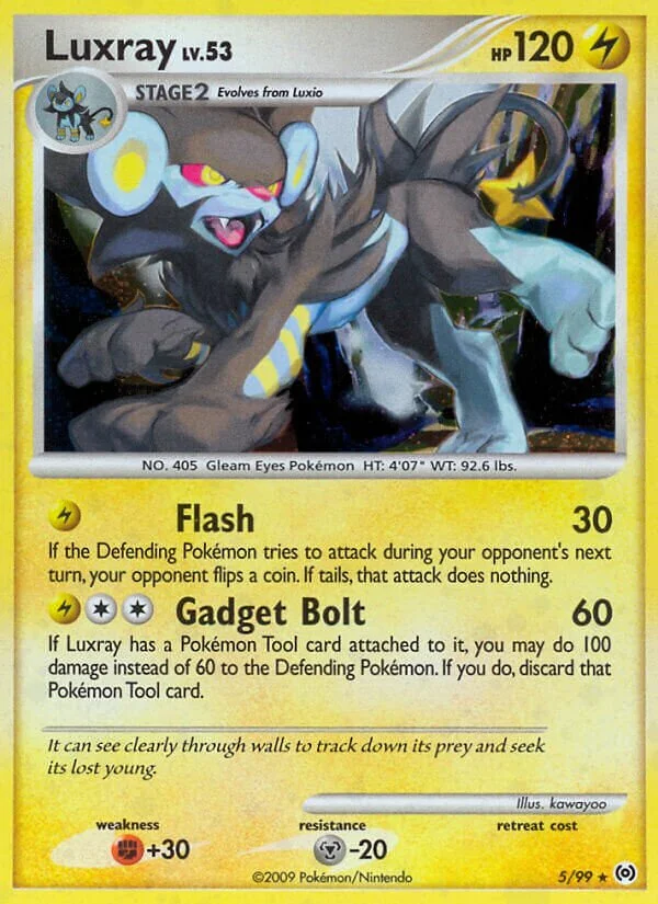 Luxray 「AR 5/99」「EN」
