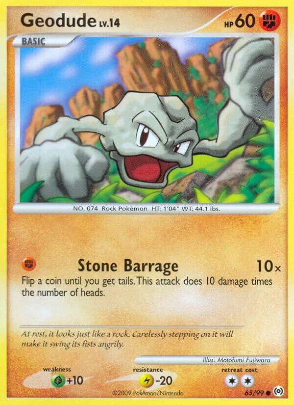 Geodude 「AR 65/99」「EN」