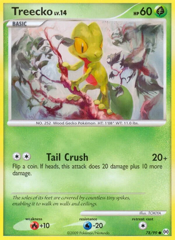 Treecko 「AR 78/99」「EN」