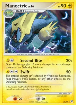 Manectric #22/99 · Pokémon