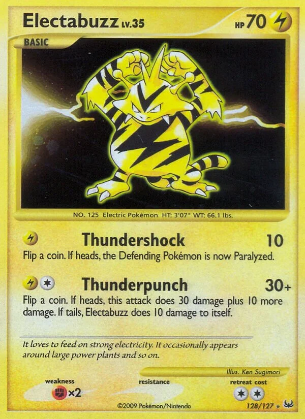 Electabuzz 「PL 128/127」「EN」