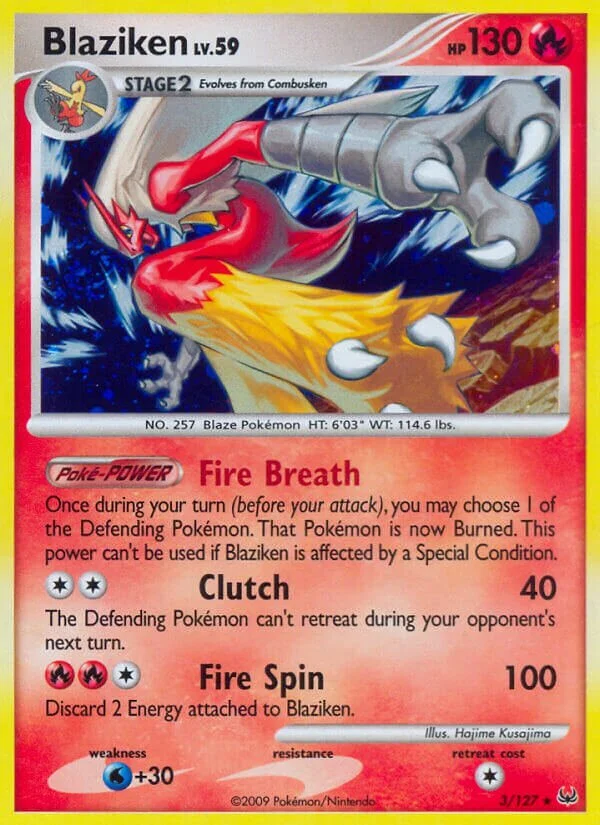 Blaziken 「PL 3/127」「EN」