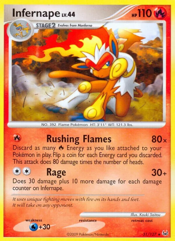 Infernape 「PL 31/127」「EN」