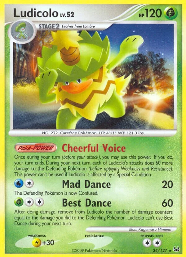 Ludicolo 「PL 34/127」「EN」