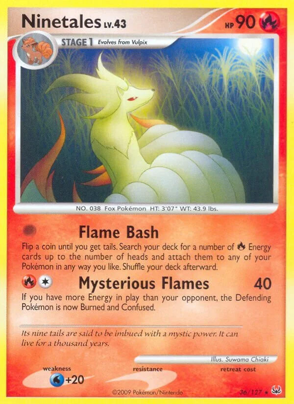 Ninetales 「PL 36/127」「EN」