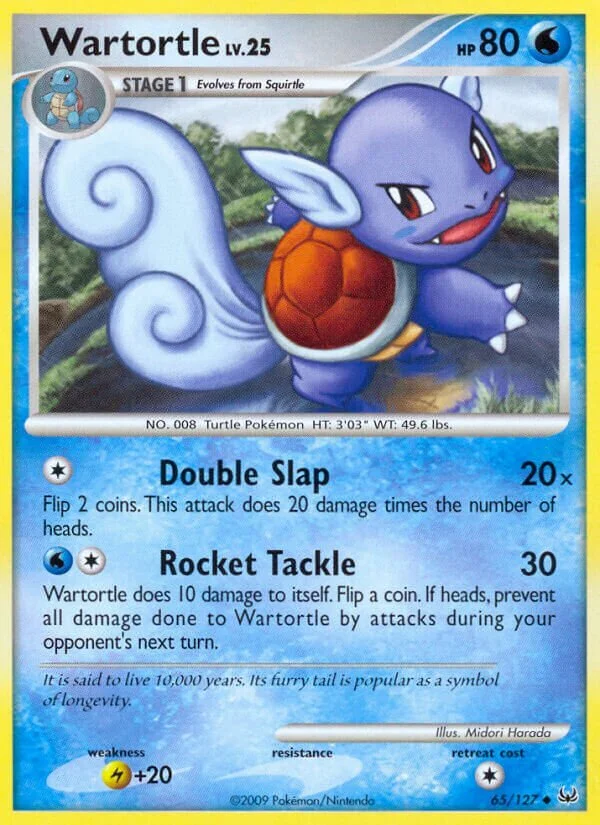 Wartortle 「PL 65/127」「EN」