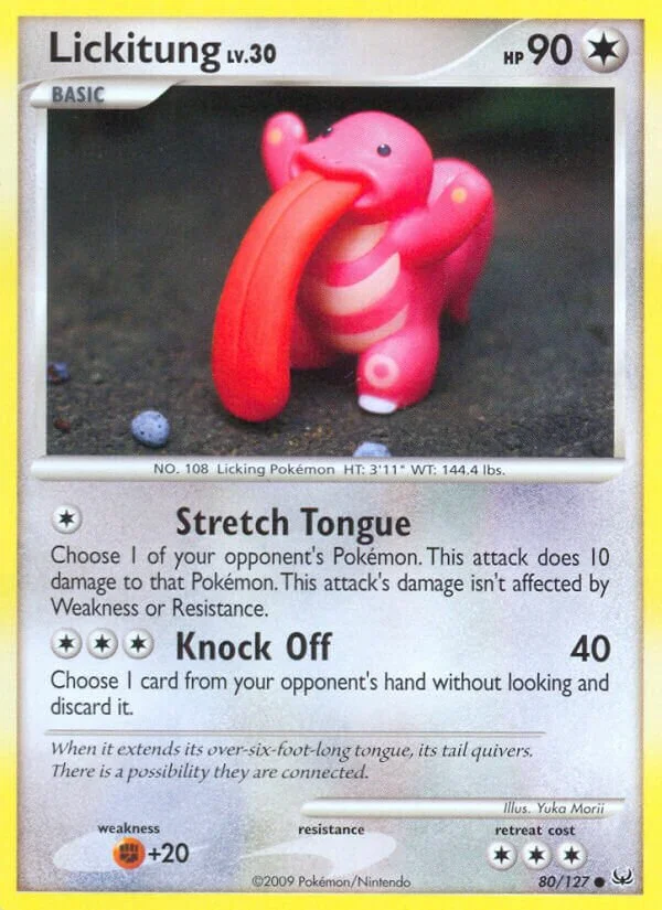 Lickitung 「PL 80/127」「EN」