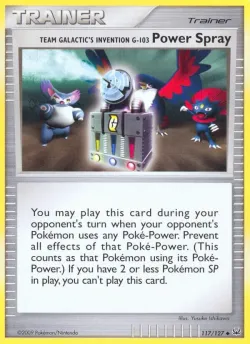 Team Galactic's Invention G-103 Power Spray 「PL 117/127」「EN」