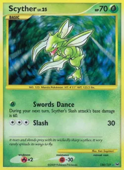Scyther 「PL 130/127」「EN」