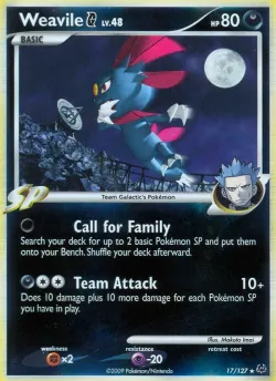 Weavile G #17/127 · Pokémon