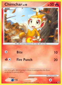 Chimchar #70/127 · Pokémon