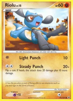 Riolu 「PL 91/127」「EN」