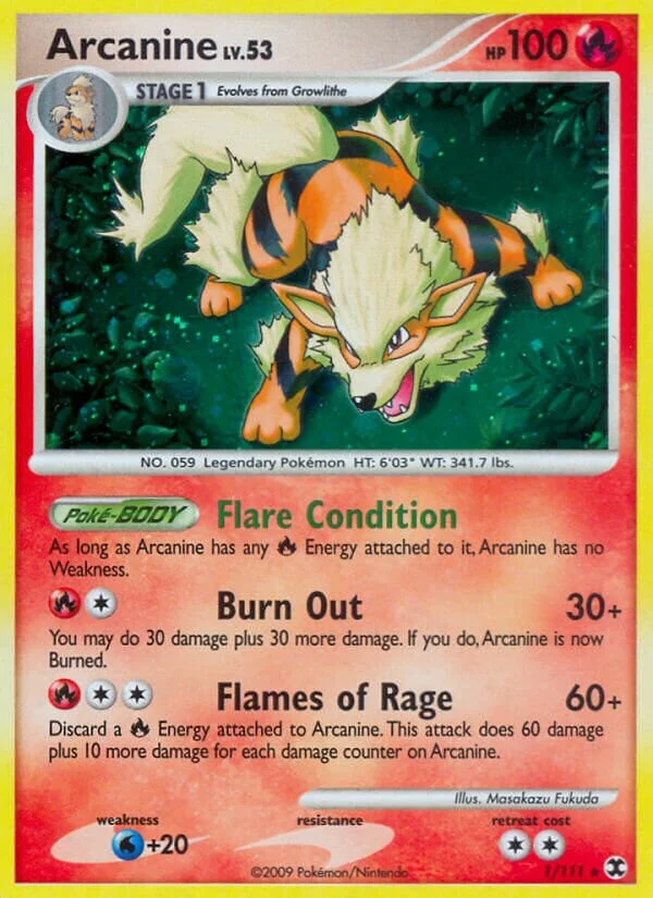 Arcanine 「RR 1/111」「EN」