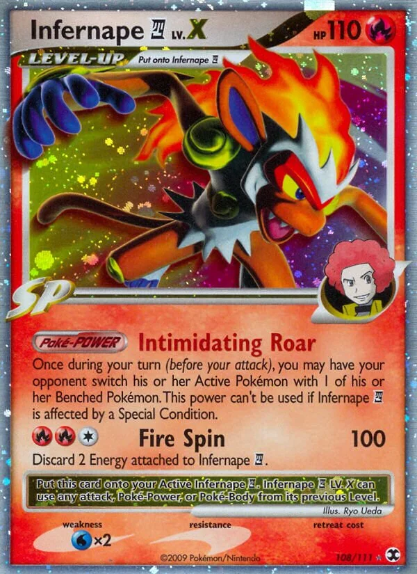 Infernape E4 LV.X 「RR 108/111」「EN」