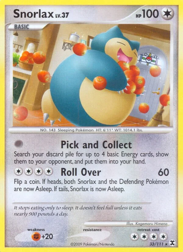 Snorlax 「RR 33/111」「EN」