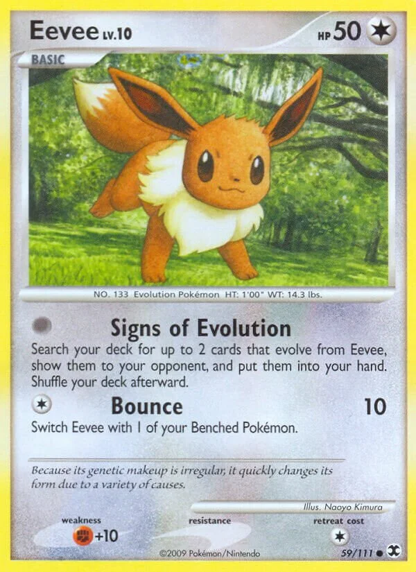 Eevee 「RR 59/111」「EN」