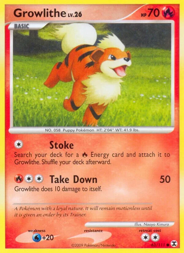Growlithe 「RR 63/111」「EN」