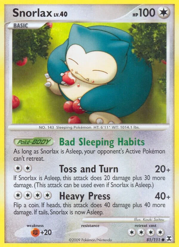 Snorlax 「RR 81/111」「EN」