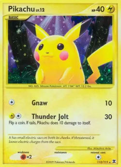 Pikachu 「RR 112/111」「EN」