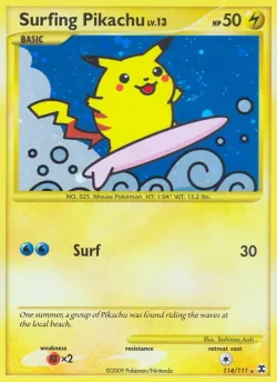 Surfing Pikachu 「RR 114/111」「EN」