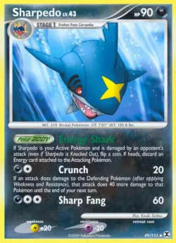Sharpedo #49/111 · Pokémon