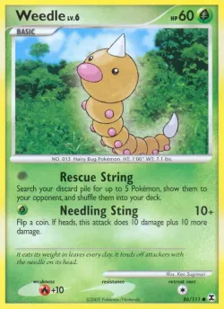 Weedle 「RR 86/111」「EN」