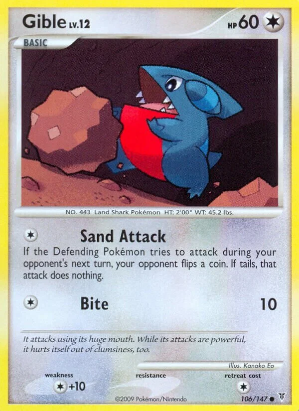 Gible 「SV 106/147」「EN」