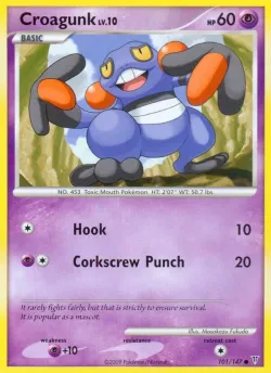 Croagunk #101/147 · Pokémon