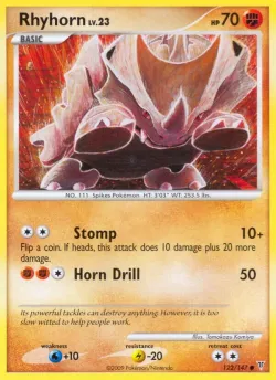 Rhyhorn 「SV 122/147」「EN」