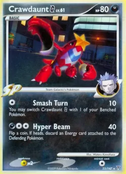 Crawdaunt G #23/147 · Pokémon