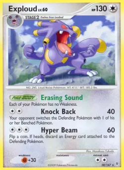 Exploud #28/147 · Pokémon