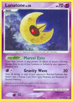 Lunatone #32/147 · Pokémon