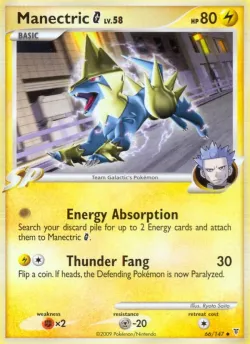 Manectric G #66/147 · Pokémon