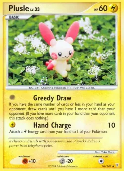 Plusle #76/147 · Pokémon