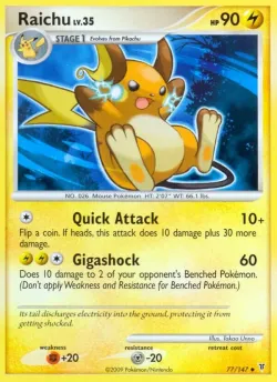 Raichu #77/147 · Pokémon