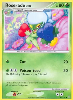 Roserade #81/147 · Pokémon