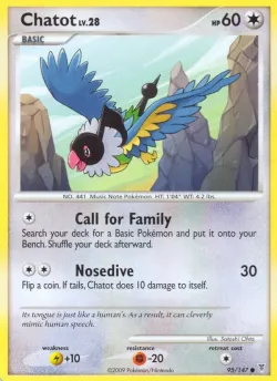 Chatot #95/147 · Pokémon