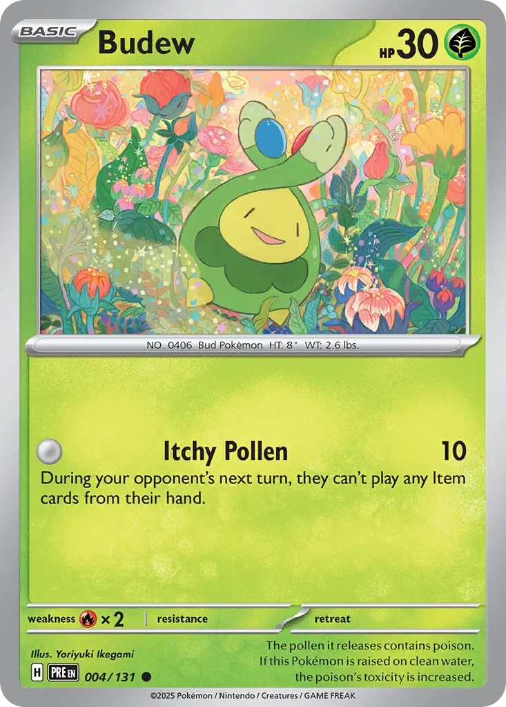 Budew 「PLAY_POKEMON_PRIZE_PACK_SERIES_EIGHT 004/131」「EN」