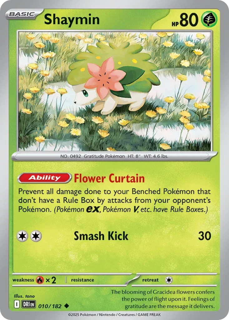 Shaymin 「PLAY_POKEMON_PRIZE_PACK_SERIES_EIGHT 010/182」「EN」