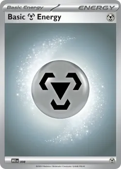 Basic Metal Energy 「PLAY_POKEMON_PRIZE_PACK_SERIES_EIGHT 008」「EN」