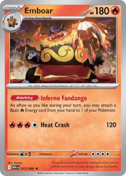 Emboar 「PLAY_POKEMON_PRIZE_PACK_SERIES_EIGHT 013/086」「EN」