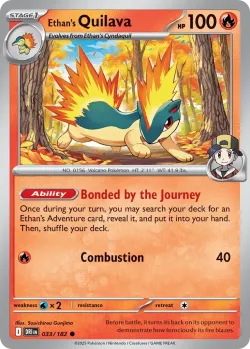 Ethan's Quilava 「PLAY_POKEMON_PRIZE_PACK_SERIES_EIGHT 033/182」「EN」