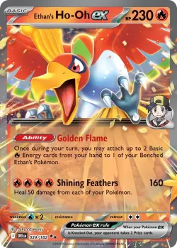 Ethan's Ho-Oh ex 「PLAY_POKEMON_PRIZE_PACK_SERIES_EIGHT 039/182」「EN」