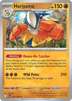 Hariyama 「PLAY_POKEMON_PRIZE_PACK_SERIES_EIGHT 073/132」「EN」