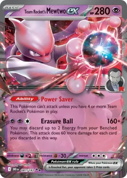 Team Rocket's Mewtwo ex 「PLAY_POKEMON_PRIZE_PACK_SERIES_EIGHT 081/182」「EN」